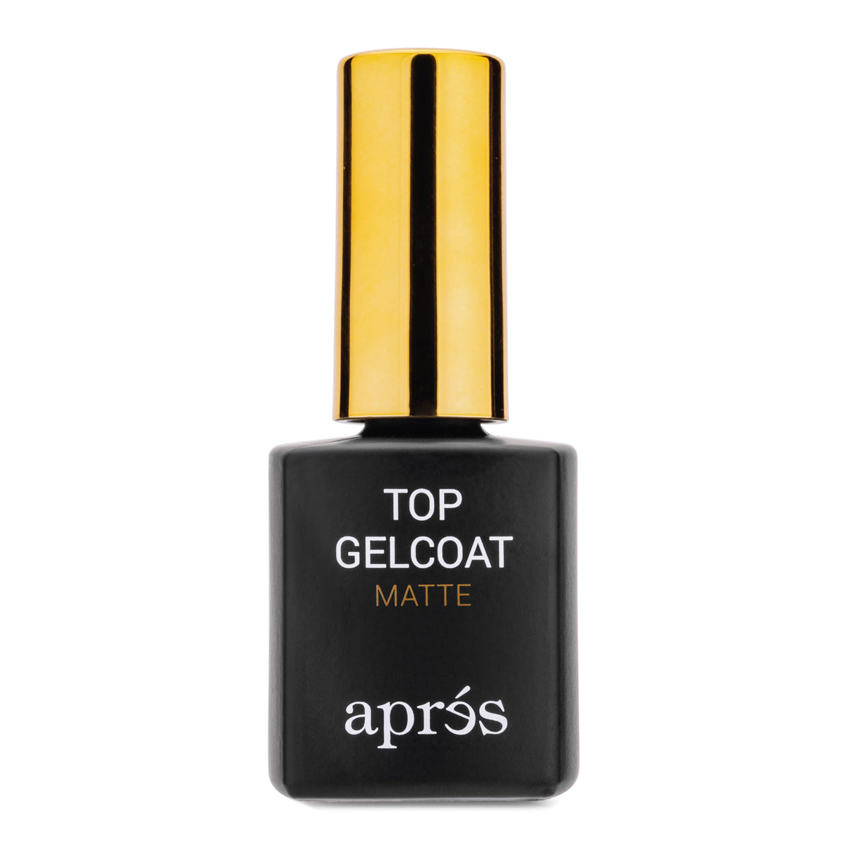 APRÉS bottle front view showing label and professional matte finish benefit