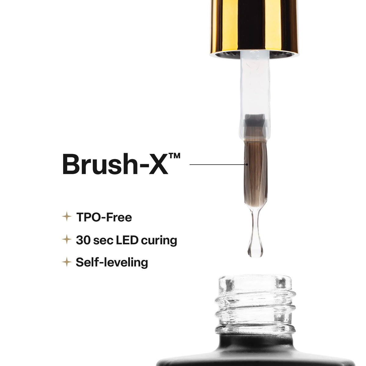 APRÉS brush detail demonstrating smooth application and precise control