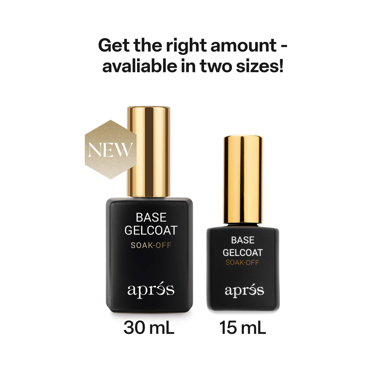APRÉS bottle next to a coin to show 15ml scale and travel-friendly size