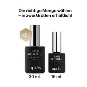APRÉS cured nails using base gelcoat showing resilient, chip-resistant manicure