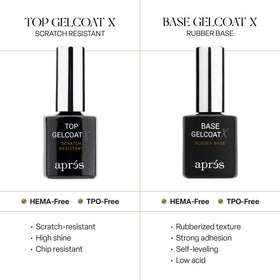 APRÉS Brush-X base coat bristle detail for precise application