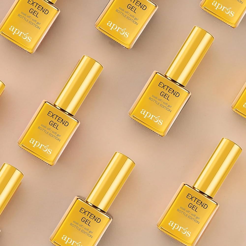 APRÉS soft-gel texture close-up showing consistency for smooth, flexible bonds