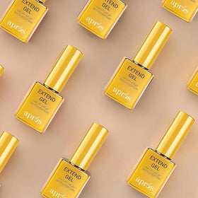 APRÉS soft-gel texture close-up showing consistency for smooth, flexible bonds