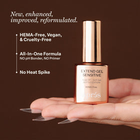 APRÉS close-up texture of adhesive highlighting smoother application control