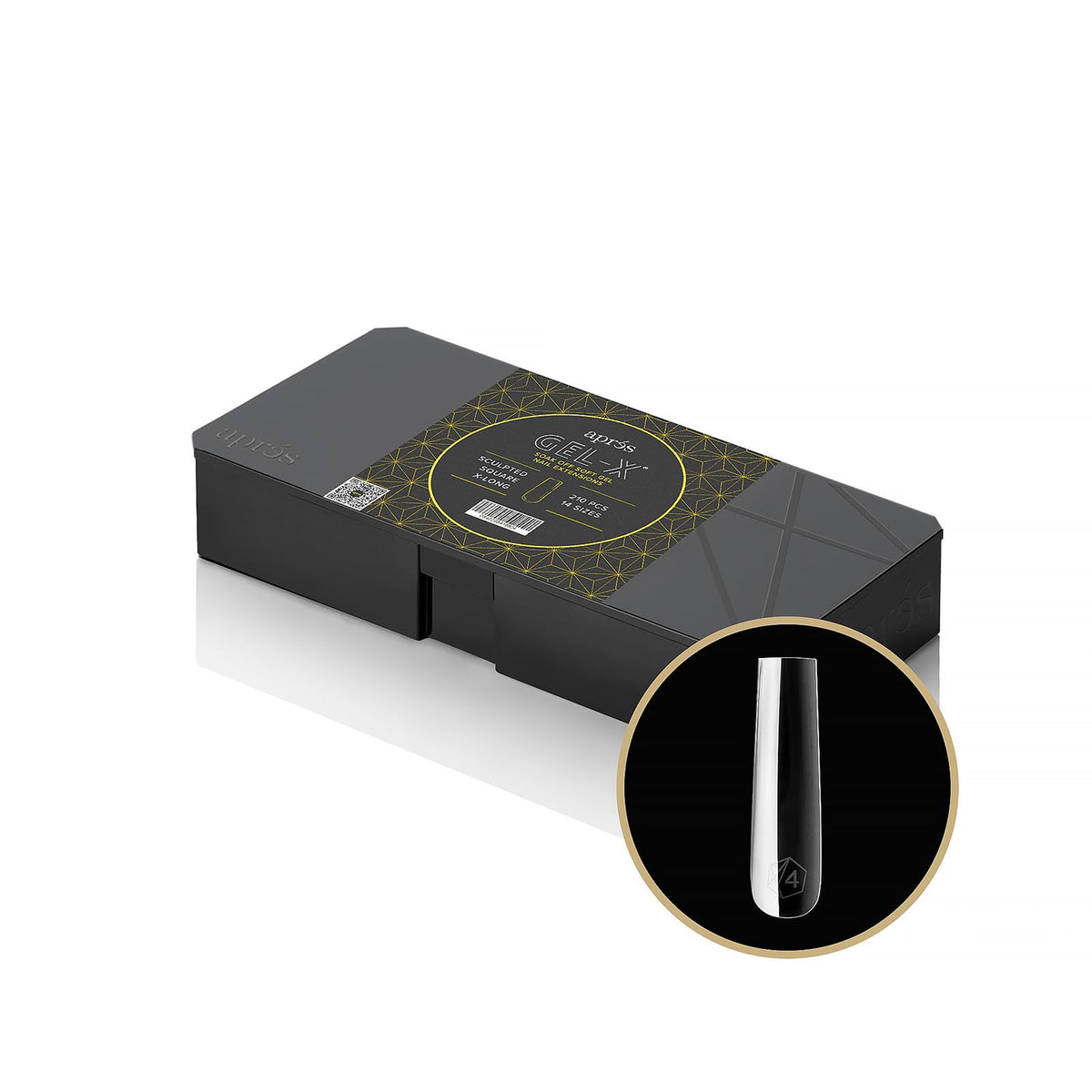 APRÉS front packaging showing box and branding, easy inventory benefit