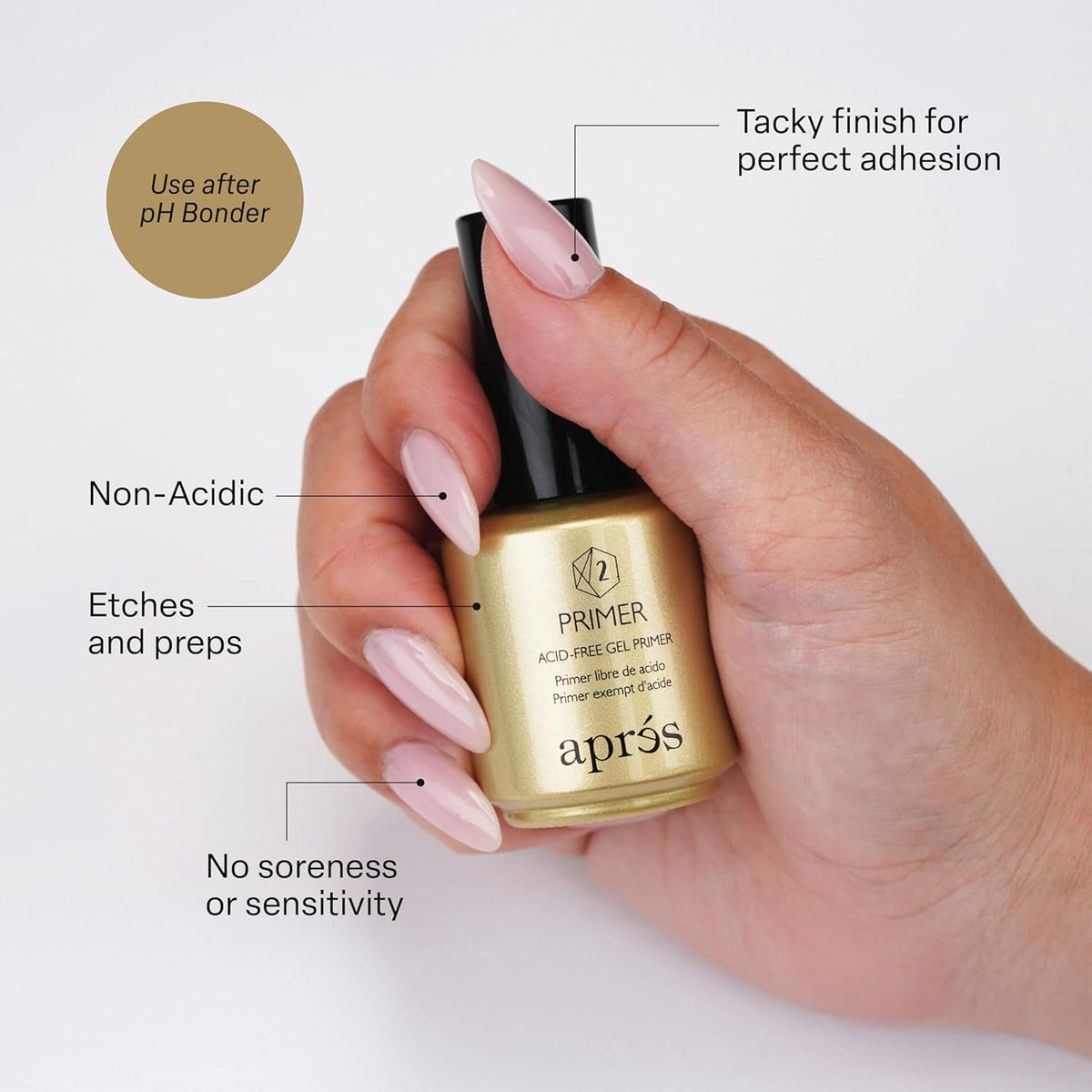 APRÉS Extend Gel texture close-up showing smooth spread and adhesion