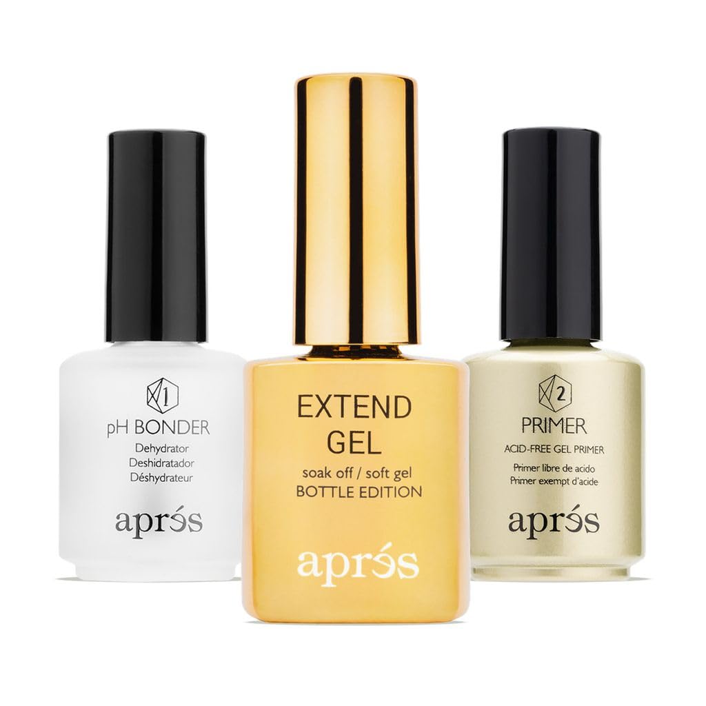 APRÉS Gold Bottle front packaging showing product and professional finish