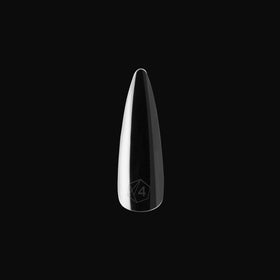 APRÉS finished stiletto nails styled on model showcasing dramatic long shape