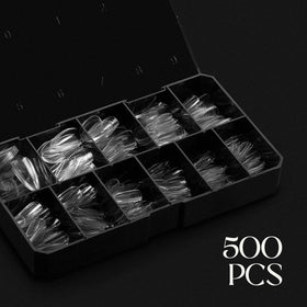 APRÉS layout showing all 11 Gel-X sizes 00–9 for precise size matching