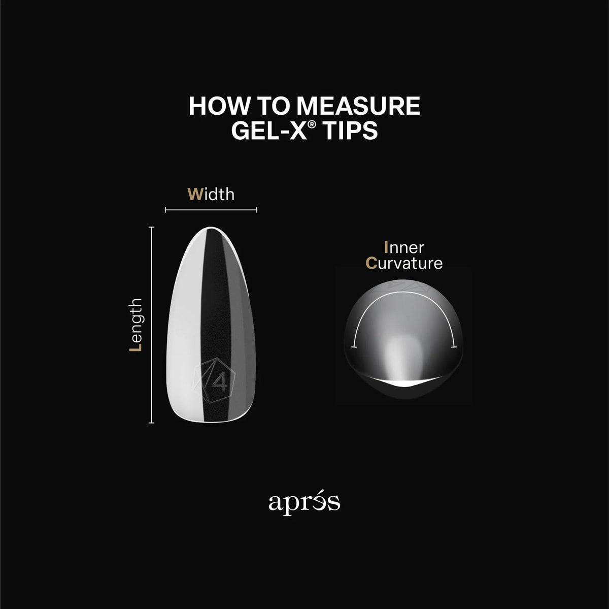 APRÉS tip being applied to a nail demonstrating faster salon application