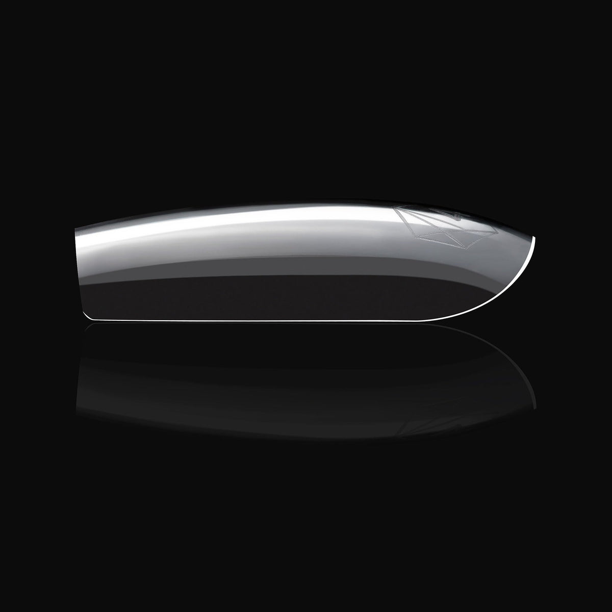 APRÉS macro texture of tip interior showing smooth surface for strong bond