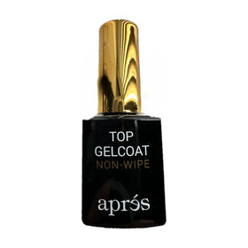 APRÉS bottle front view showing label and glossy finish benefit