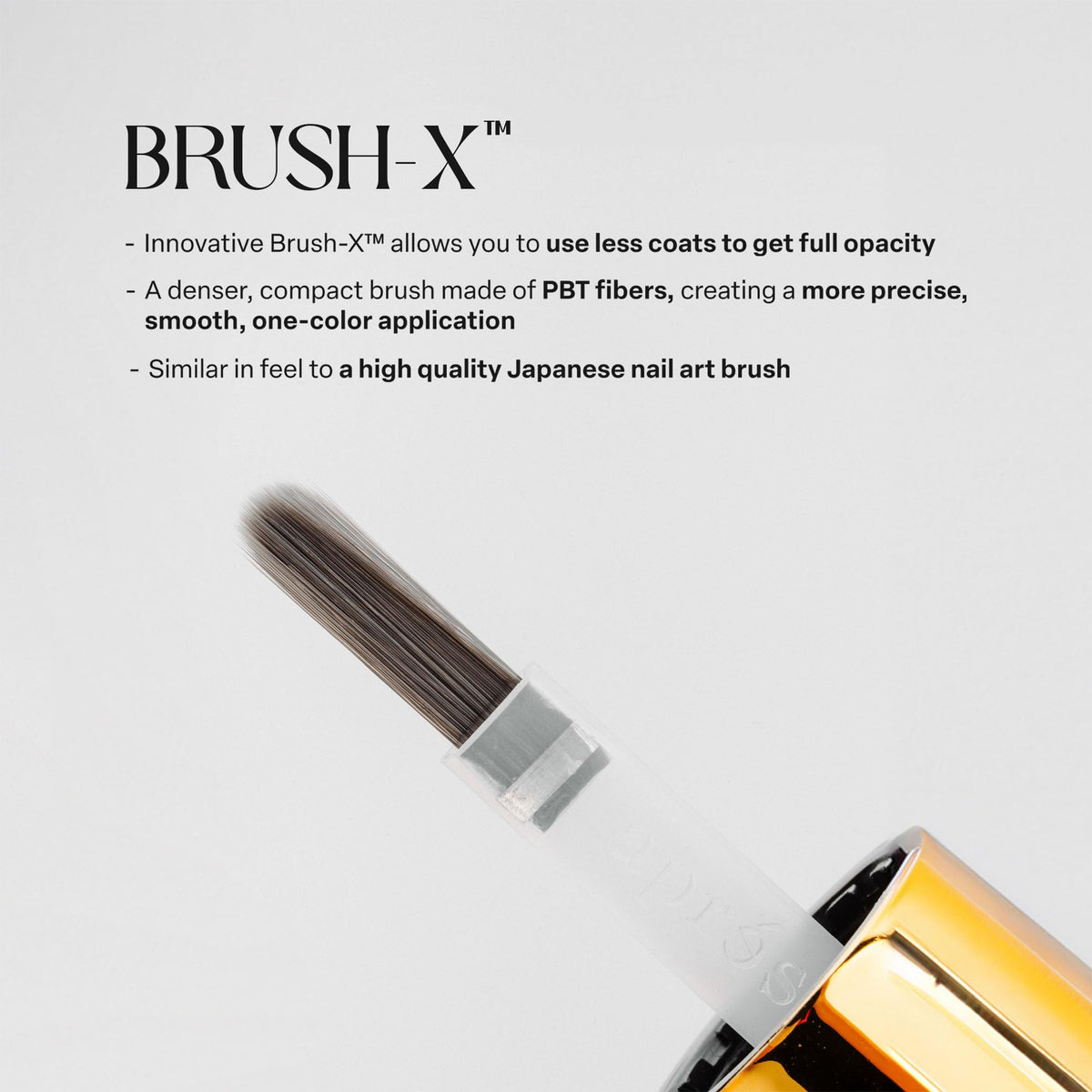 APRÉS non-wipe top coat glossy cured surface showing lasting shine benefit