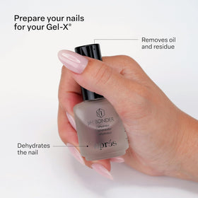 APRÉS pH Bonder brush applicator close-up demonstrating precise, fast application