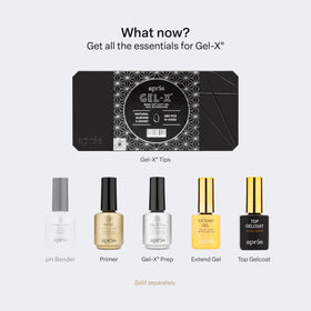 APRÉS pH Bonder 15ml held next to fingers to show compact salon-friendly size