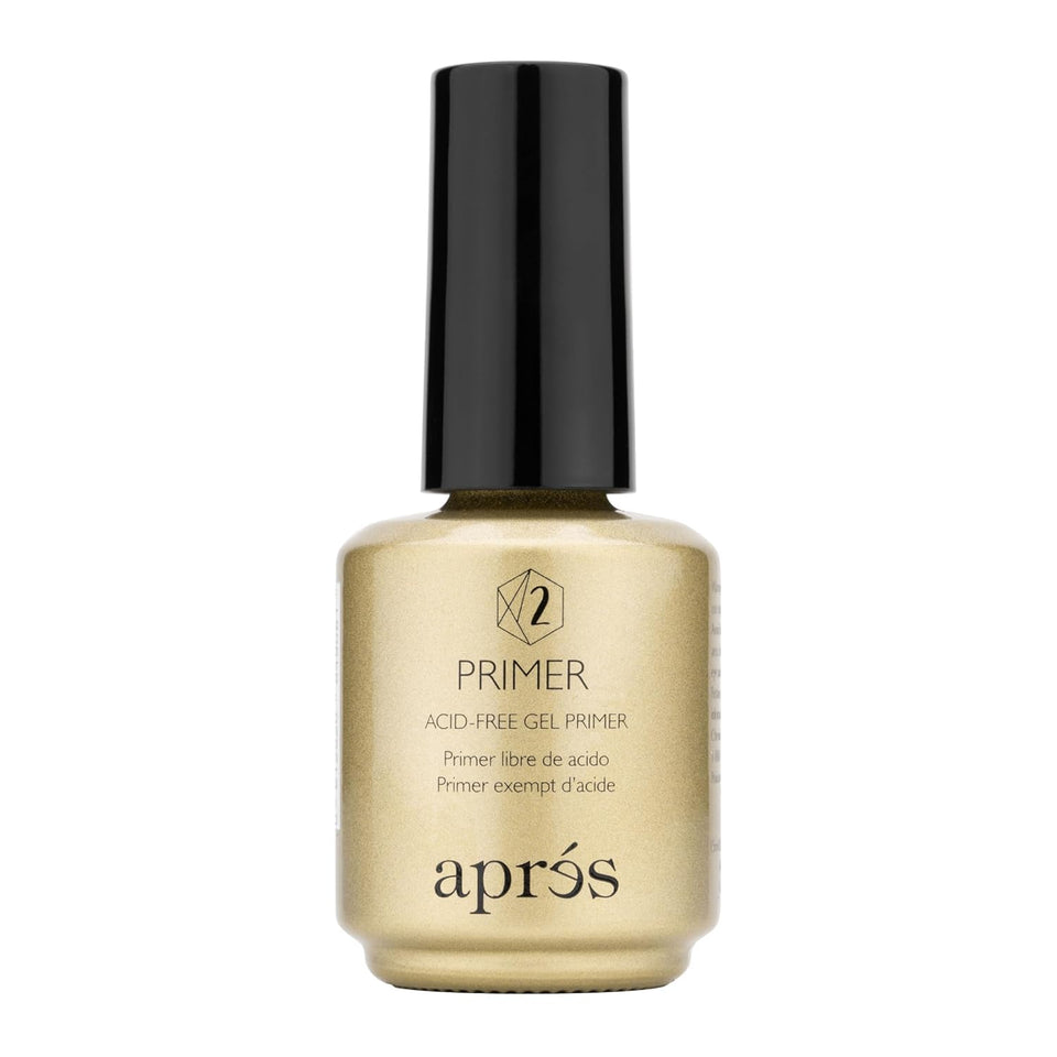 APRÉS primer front bottle showing 15 ml and clean professional design for easy use