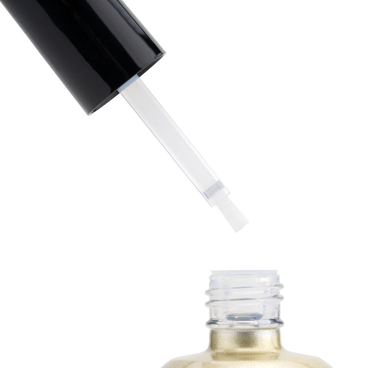 APRÉS primer being applied to a nail before Gel-X tip for improved adhesion