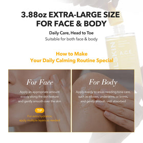 APRILSKIN spreading serum on arm to brighten body skin tone