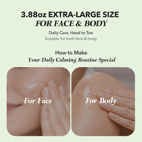 APRILSKIN droplet on skin demonstrating fast absorption and calming feel