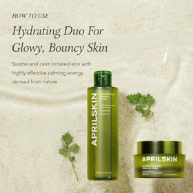 APRILSKIN product beside everyday items showing true 50ml size for scale