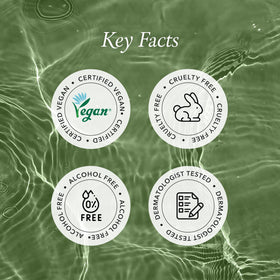 APRILSKIN toner pouring to show lightweight texture and quick absorption