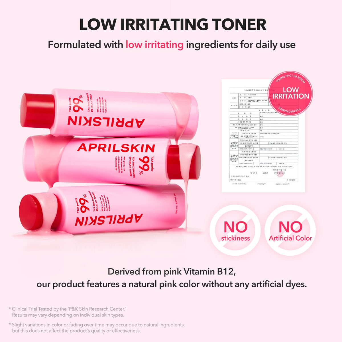 APRILSKIN bottle on a vanity in a lifestyle scene suggesting daily routine benefit