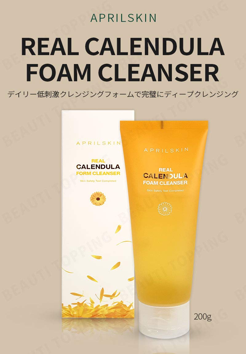 APRILSKIN gel texture close-up showing micro micellar bubbles and gentle cleanse