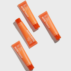 APRILSKIN Carrotene carrot seed oil drop with fresh carrot highlighting antioxidant benefit