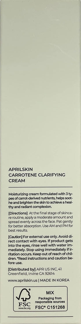 APRILSKIN Carrotene on bathroom vanity with skincare items showing daily routine compatibility