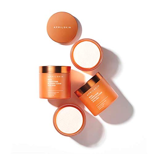 APRILSKIN pad used during evening routine demonstrating calming benefit