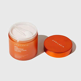 APRILSKIN hand holding a pad to show convenient single-use benefit