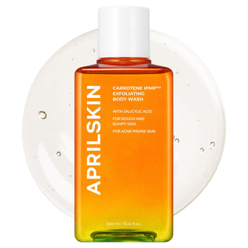 APRILSKIN front packaging showing bottle and label for easy identification and trusted formula