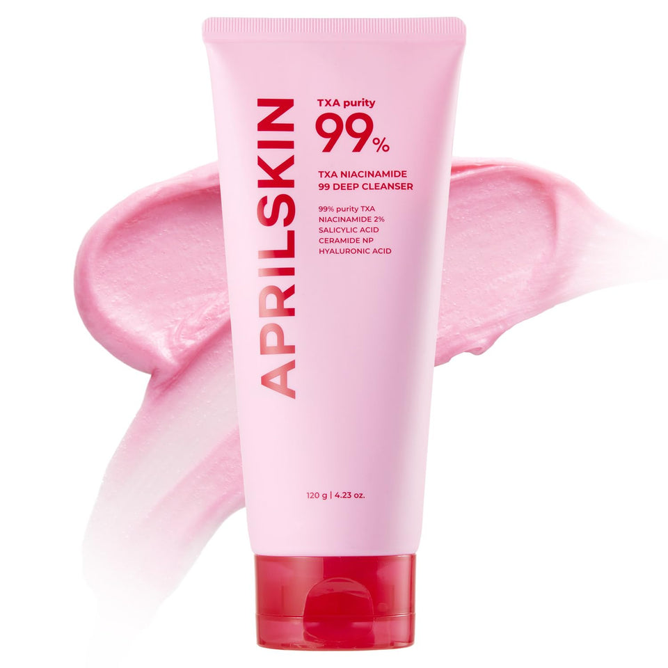 APRILSKIN front packaging showing product tube and branding benefits