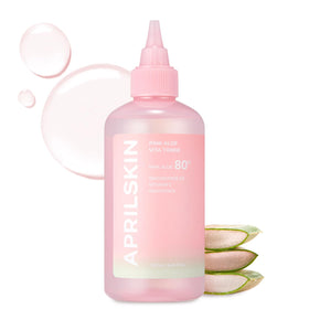 APRILSKIN product front packaging showing calming toner and benefits