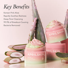 APRILSKIN mungbean close-up highlighting natural polish particles for smoothness