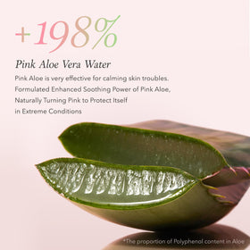 APRILSKIN pump dispensing product on hand for easy one-step makeup removal