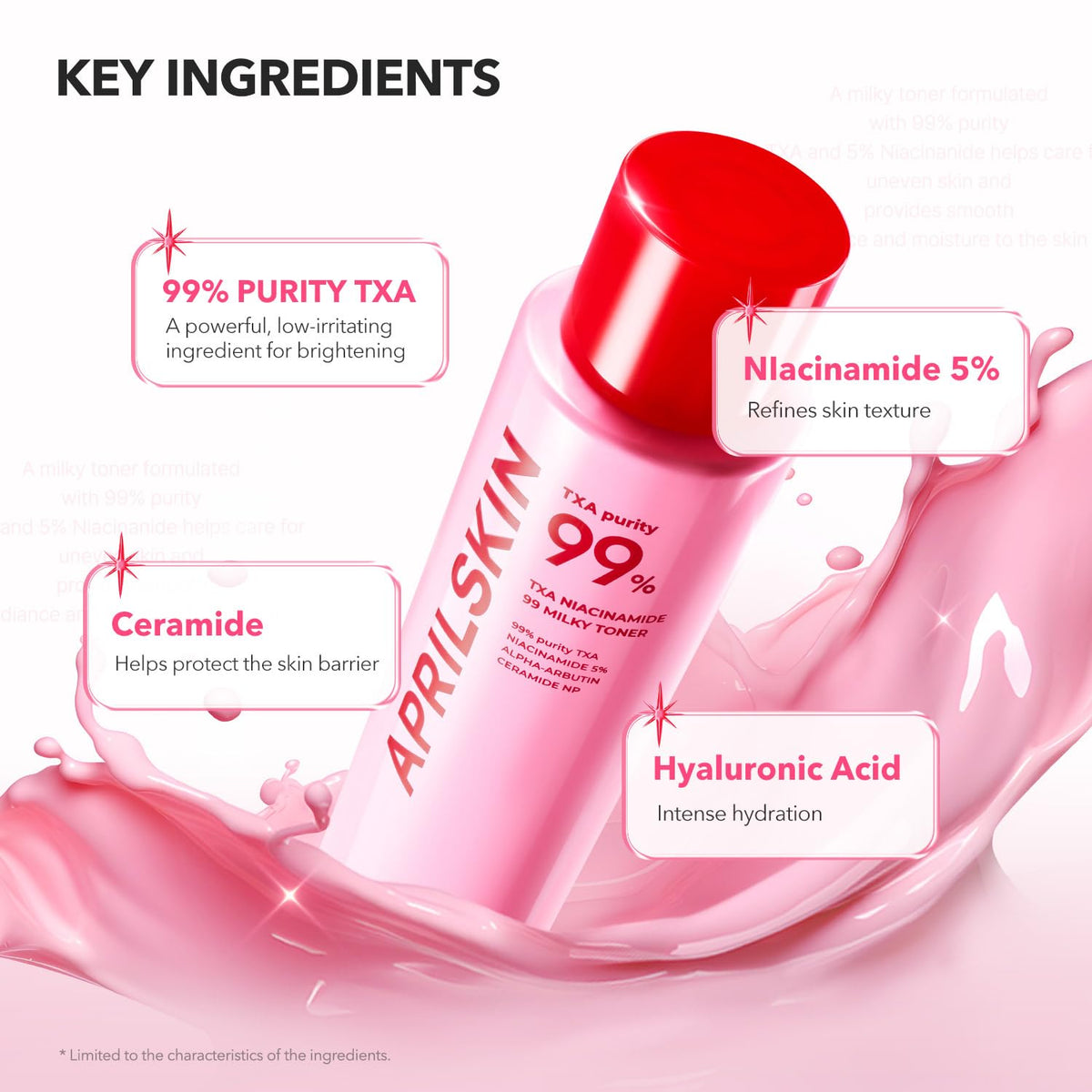 APRILSKIN pump dispensing cream-toner conveying controlled application benefit
