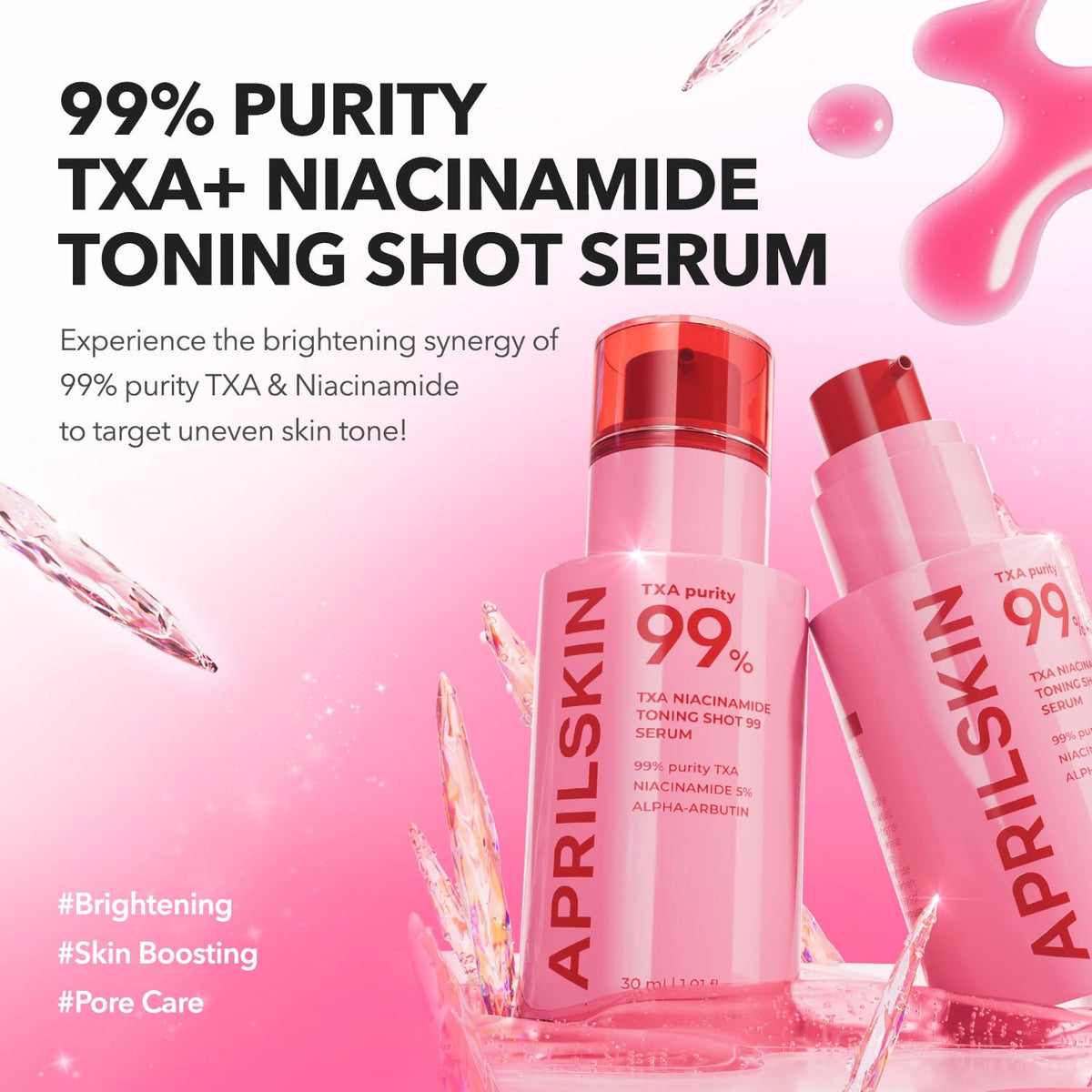 APRILSKIN close-up of micro-spicule texture demonstrating concentrated delivery benefit