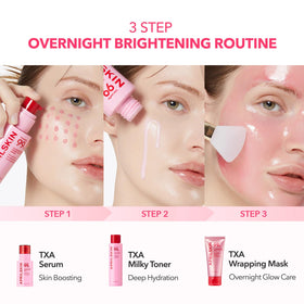 APRILSKIN label detail showing directions and ingredient focus