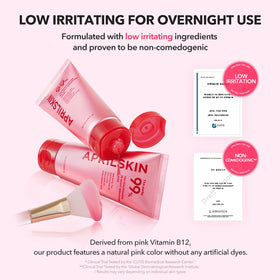 APRILSKIN lifestyle scene of nighttime routine supporting easy use