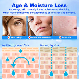 APUUFYQC clear hyaluronic serum in dropper showing hydrating finish