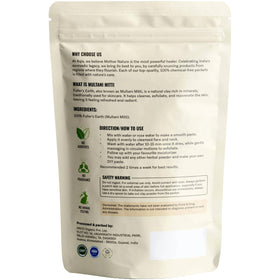 aqia organics powder close-up texture highlighting fine milled clay for absorption