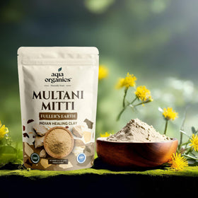 aqia organics recyclable packaging detail underscoring eco-friendly choice
