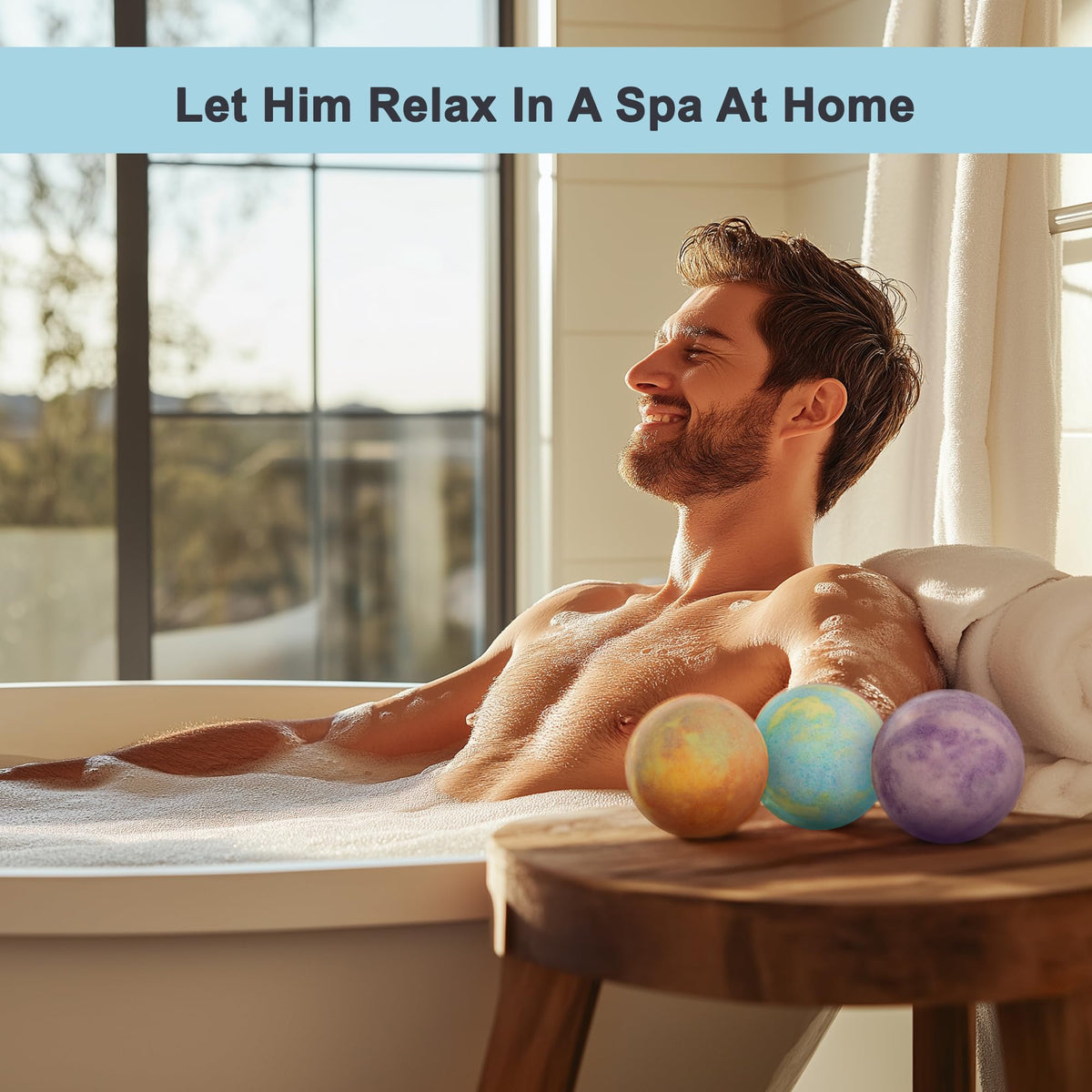 Aqua Elegante shelf display in bathroom setting showing elegant self-care lifestyle benefit