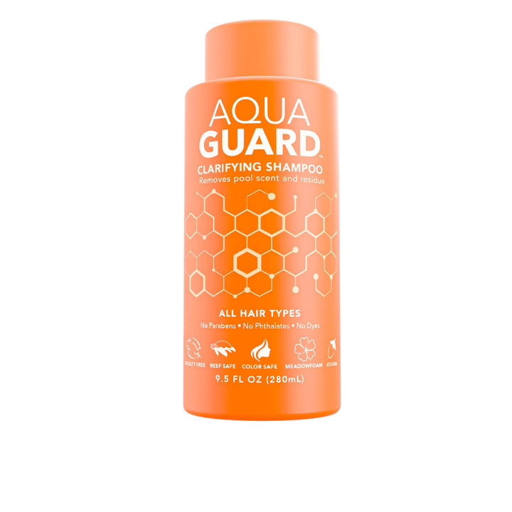 AQUA GUARD front bottle view showing clear labeling and benefit