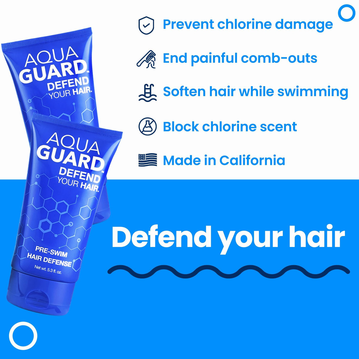 AQUA GUARD dispensing pump close-up showing easy controlled application