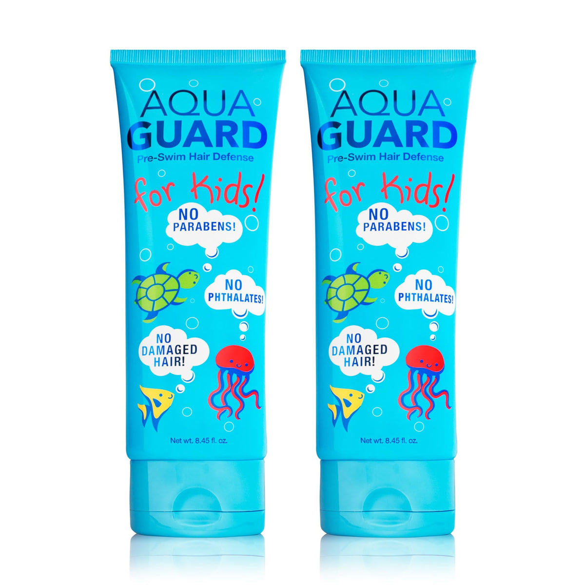 AQUA GUARD front packaging showing benefits and kid-friendly design