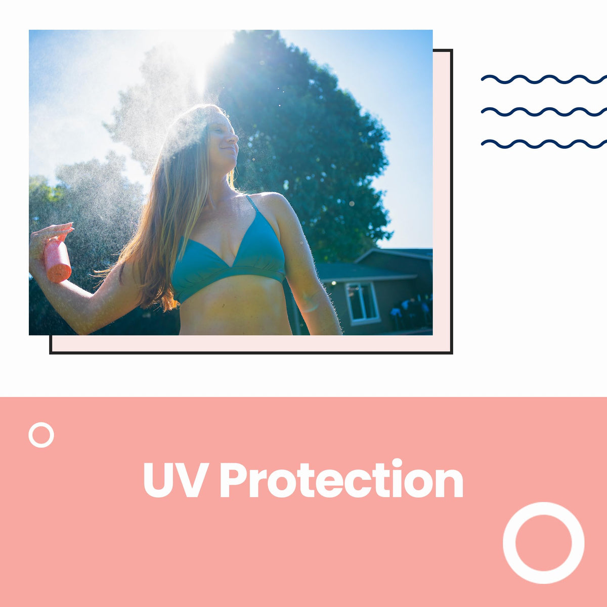 AQUA GUARD product texture on hand illustrating lightweight moisturizing feel