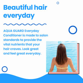 AQUA GUARD creamy conditioner texture closeup showing moisturizing feel