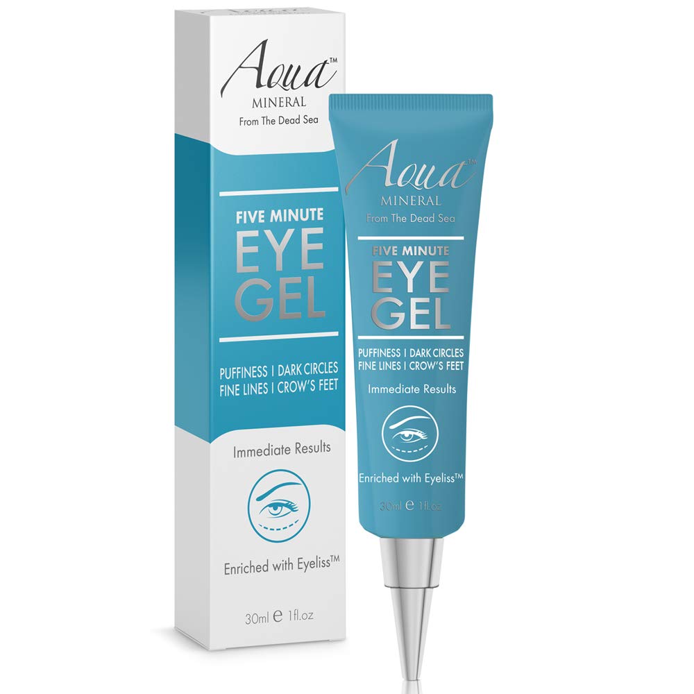 Aqua Mineral front packaging showing compact 1 oz tube and branding with clarity benefit